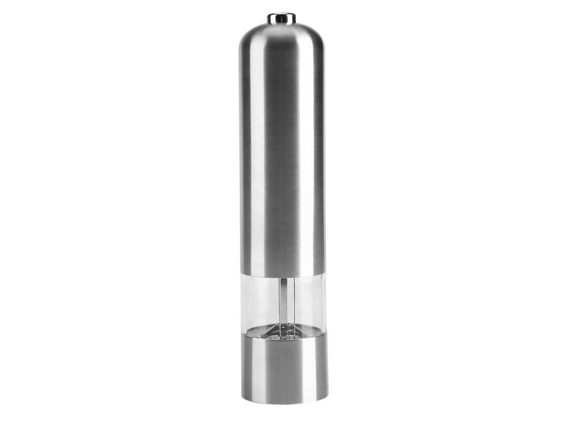 Molinillo de pimienta eléctrico inalámbrico, a batería, ajustable, de acero inoxidable, para sal y pimienta de cocina. Rosewell