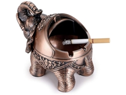 Cinturón Antiguo Cortavientos Con Tapa Para Ceniceros - Diseño Retro De Elefante Para Cigarrillos