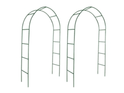 Arco de jardin VIDAXL Verde Hierro (140 x 39 x 240 cm)