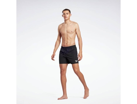 Bañador de Hombre REEBOK LENCERIA Reebok Tape Woven Negro (L)