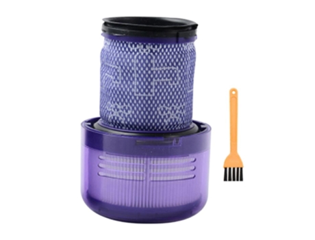 Pós-filtro hepa para dyson v12 detecta filtro fino com escova de limpeza