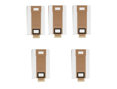 Pacote com 5 sacos de vácuo de substituição para saco de pó roborock s7 t7s t7s plus