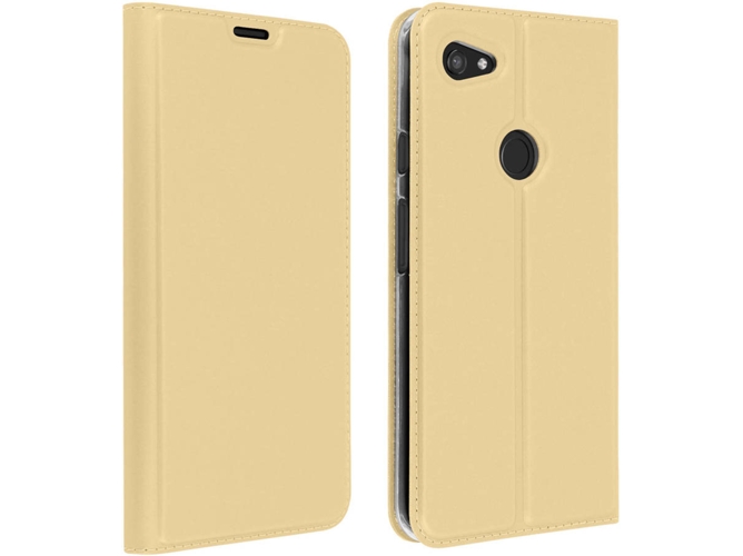Funda Google Pixel 3A XL AVIZAR Wallet Dorado