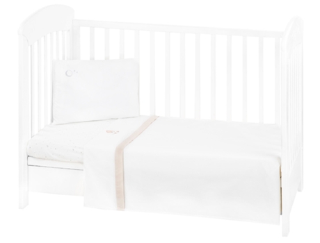 Juego De Cama Bordado 3 Piezas 60X120Cm Dream Big Beige KIKKA BOO