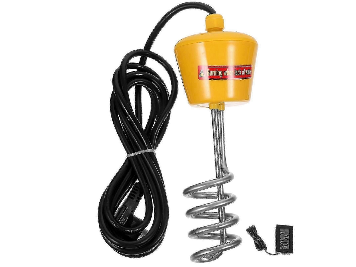 Calentador de agua inflable GOKOCO de 3000 W con varilla flotante, termómetro LED y enchufe.