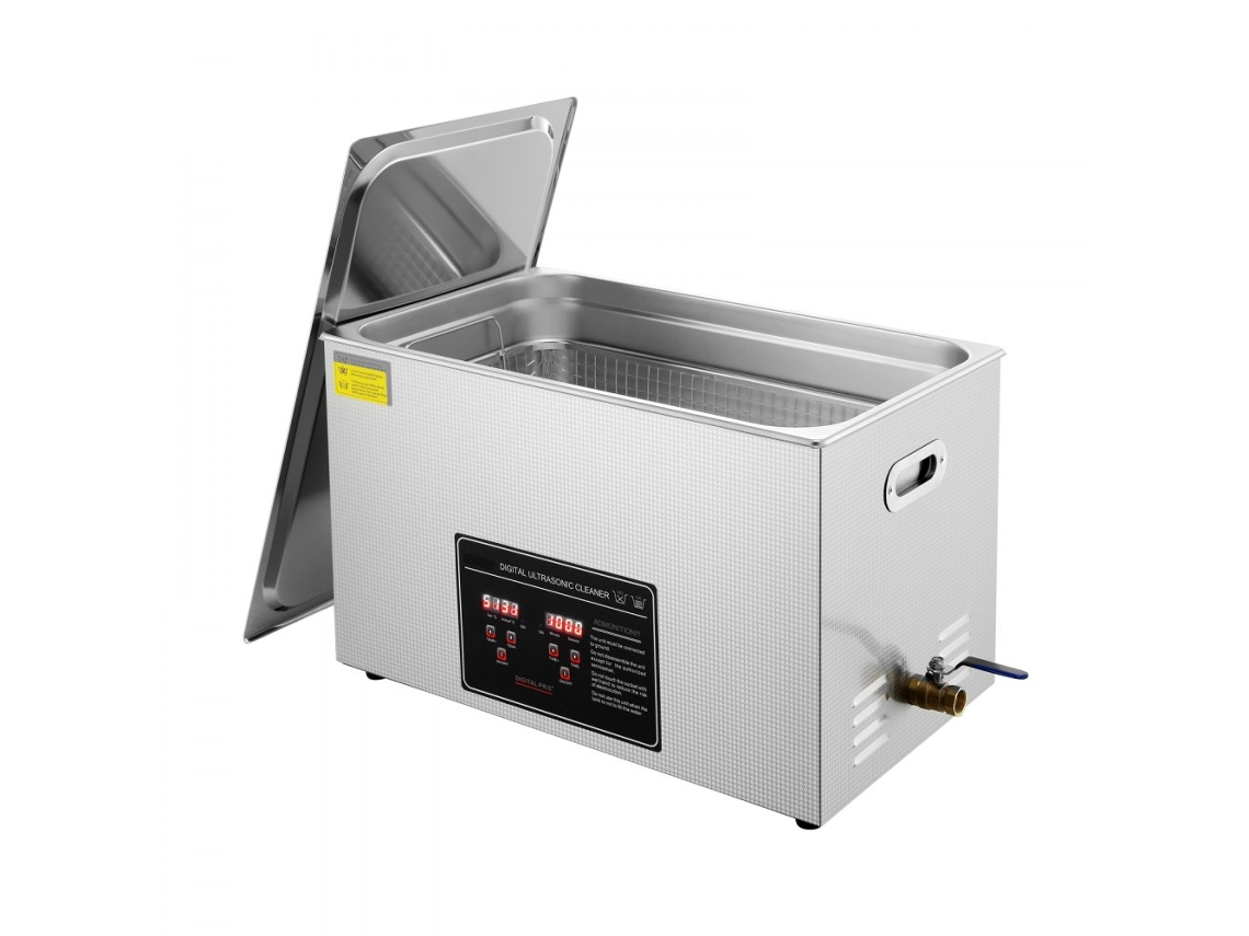 Máquina de limpieza ultrasónica 30L Sus304 con calentamiento digital Tekmaquinas