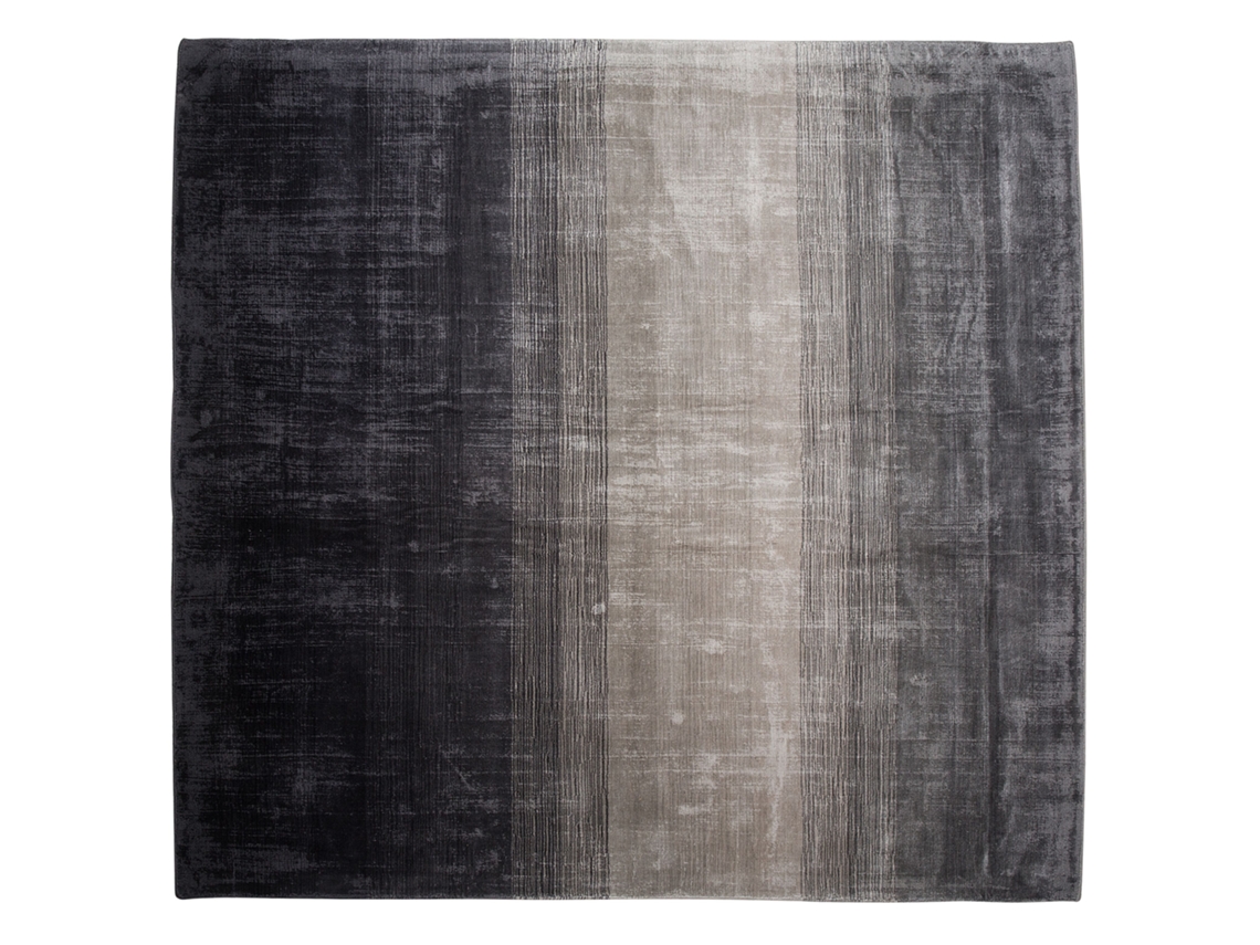 Alfombra de pelo corto BELIANI Ercis de Viscosa Gris 200x200