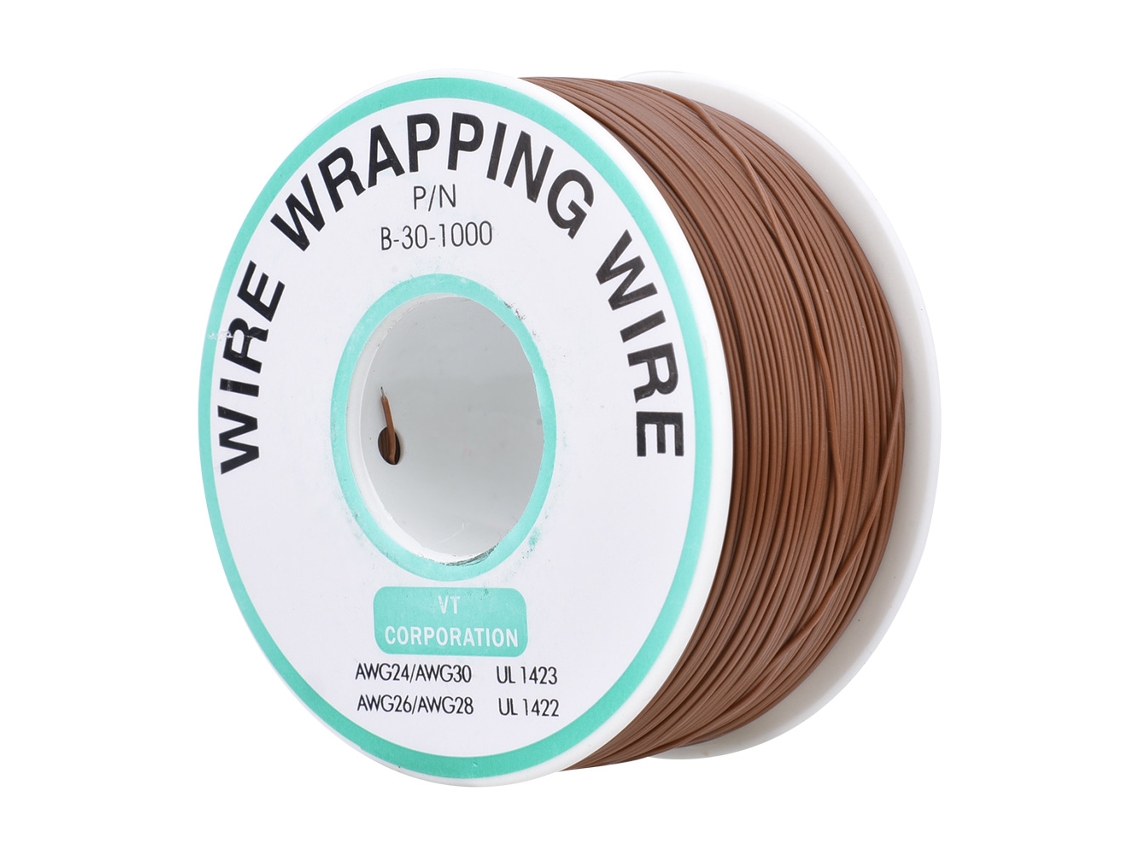 Omni-hilo Puente Ok Wire 30awg Cobre Chapado En Estaño Para Reparación De Pcb, 300m