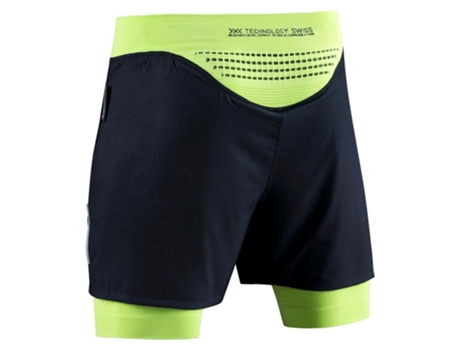 Calção X-BIONIC Shorts Effector 4d Running Streamlite Verde XL Homem