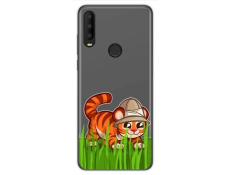 Carcasa Alcatel 3X 2020 TUMUNDOSMARTPHONE Dibujos Transparente Multicolor