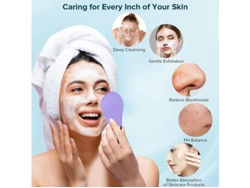 Cepillo de limpieza facial eléctrico recargable e impermeable para hombres y mujeres. Potente exfoliación, masaje y limpieza. Yizhood