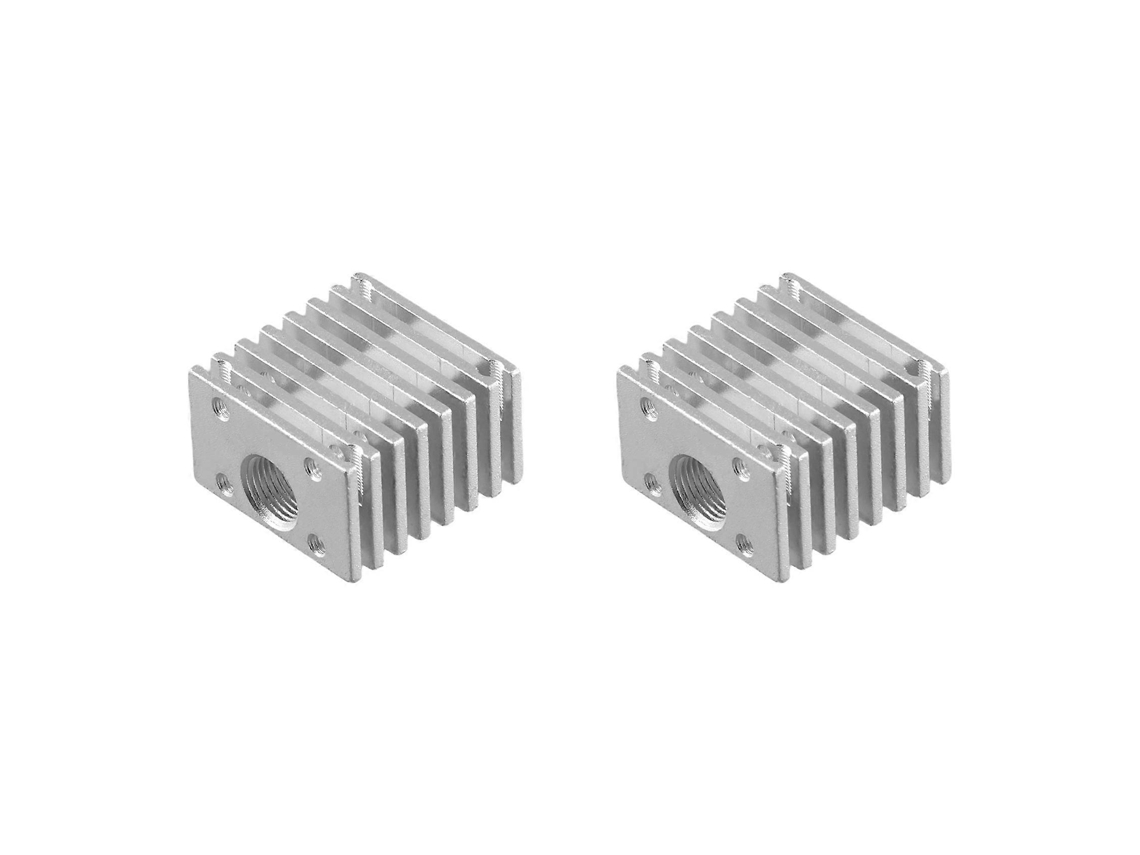 2x For V6 Single Head Hot End Radiator Diy Heat Sink All Metal Heat Sink 3d Printer Accessories 30x30mm