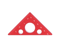 Regla Triangular Gruesa De Aleación De Aluminio Para Medir En Carpintería Y Bricolaje.