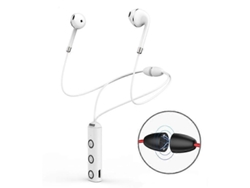 Auriculares magnéticos Hengrongshen BT313, inalámbricos por Bluetooth, deportivos, manos libres, estéreo HD con micrófono y graves.