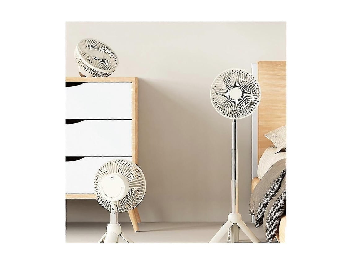 Ventilador Portátil Recarregável, Mini, Dobrável E Telescópico, Para Uso Externo, 4000mah, Ventilador Elétrico De Resfriamento Para Casa E Escrit