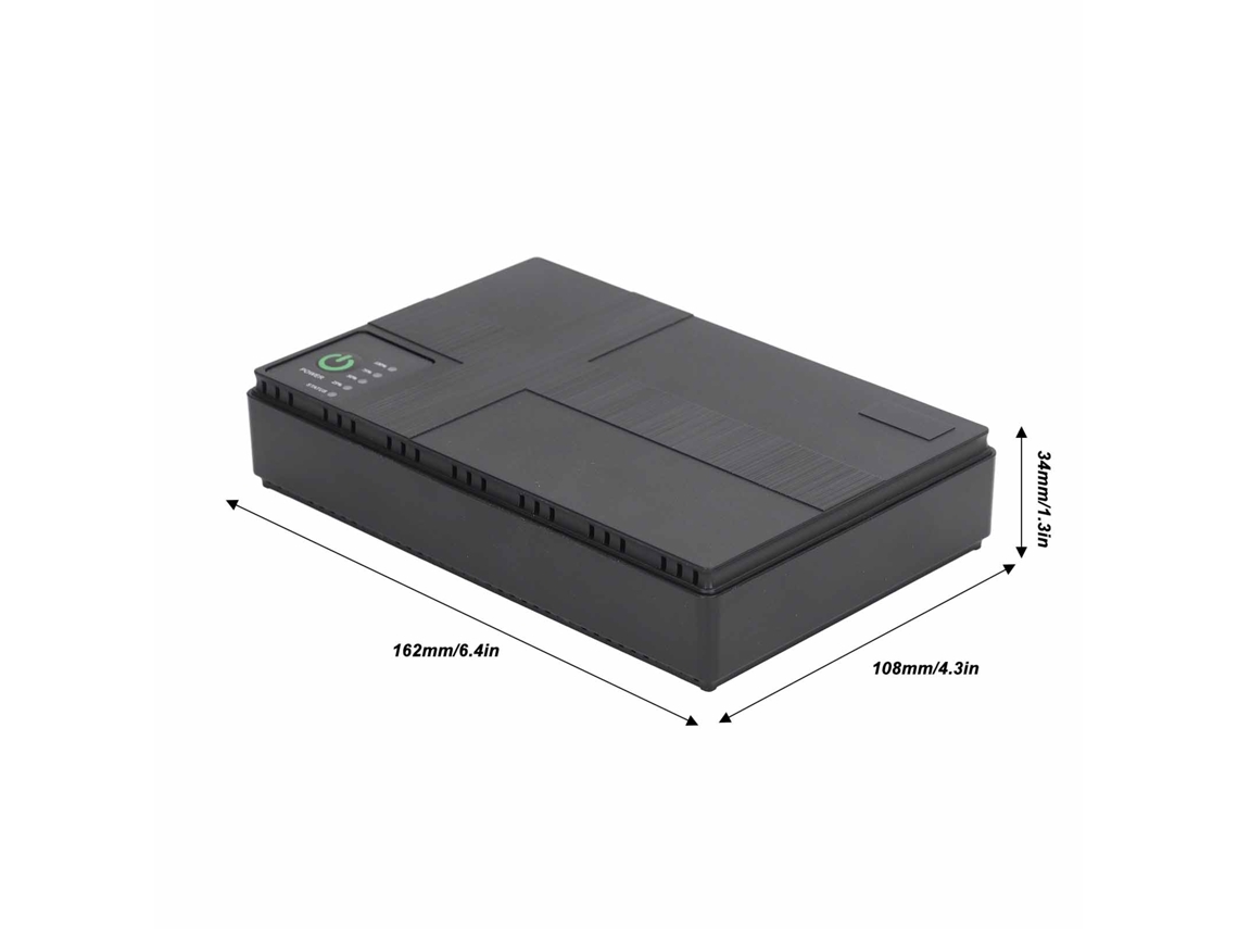 Omni-ups Batería De Respaldo 10400mah 5v 9v 12v 2a Poe 15v 24v 1a Suministro De Energía Ininterrumpida Eu Plug
