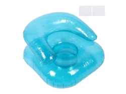 Sofá inflable ergonómico transparente