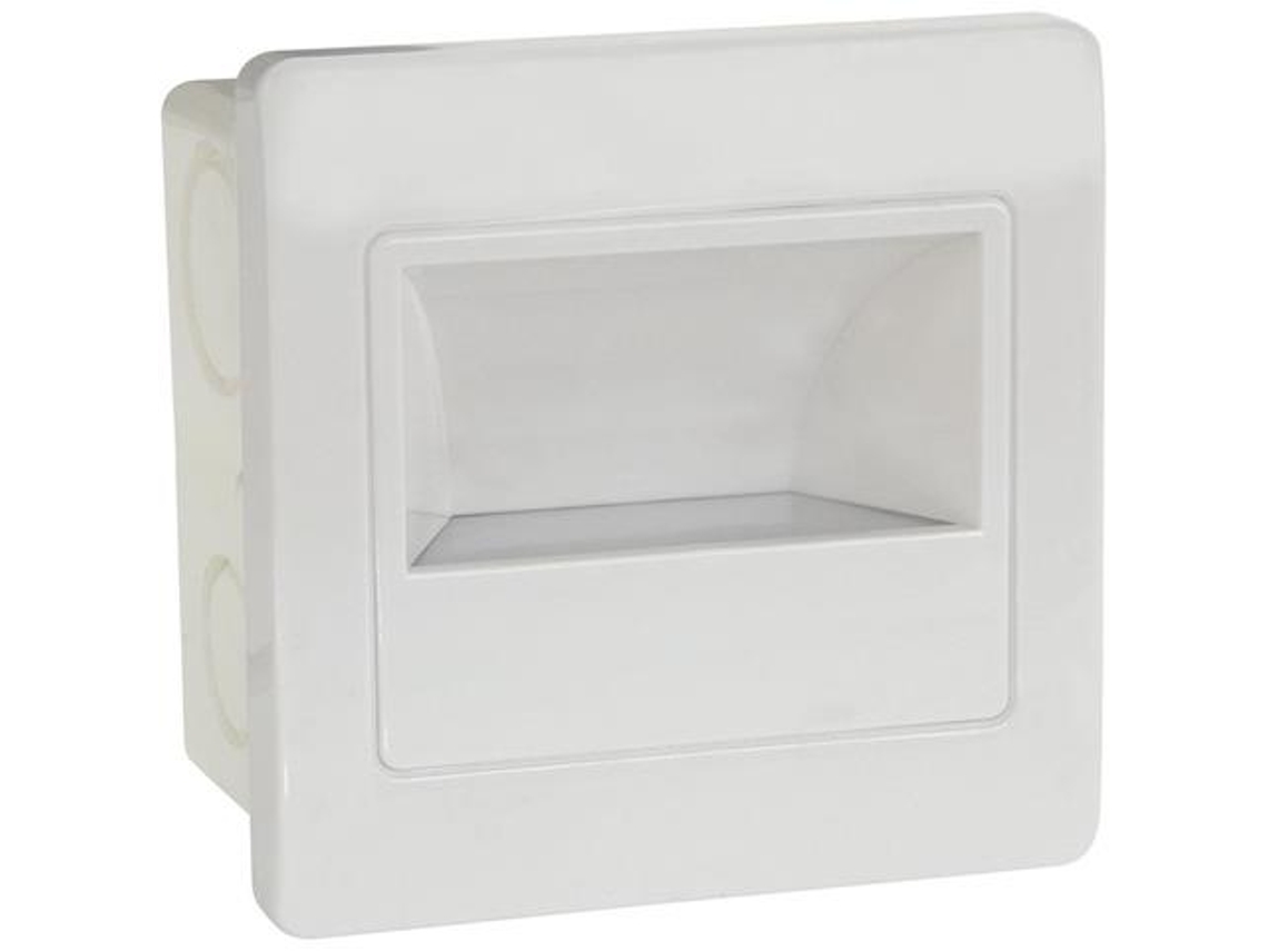 Punto LED LED de pared blanca con detector de microondas de 2 W (Ec. 16W) 4200K Dim. 86x86 mm HOROZ ELECTRIC