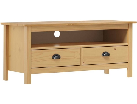 Mueble para la televisión VIDAXL Marrón Madera (110x40x47 cm)