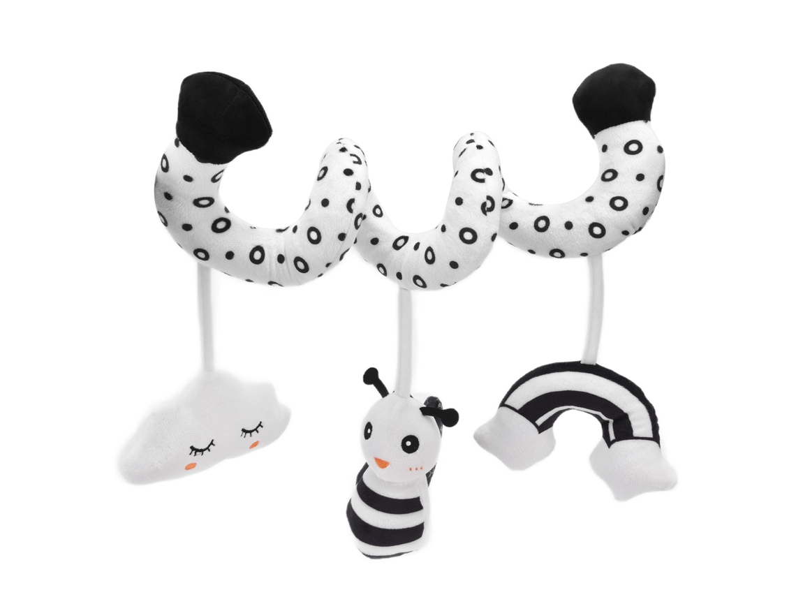 Peluche Suave De Abeja Colgante En Espiral Para Cuna, Cochecito Y Bebés De 3 Meses En Adelante.