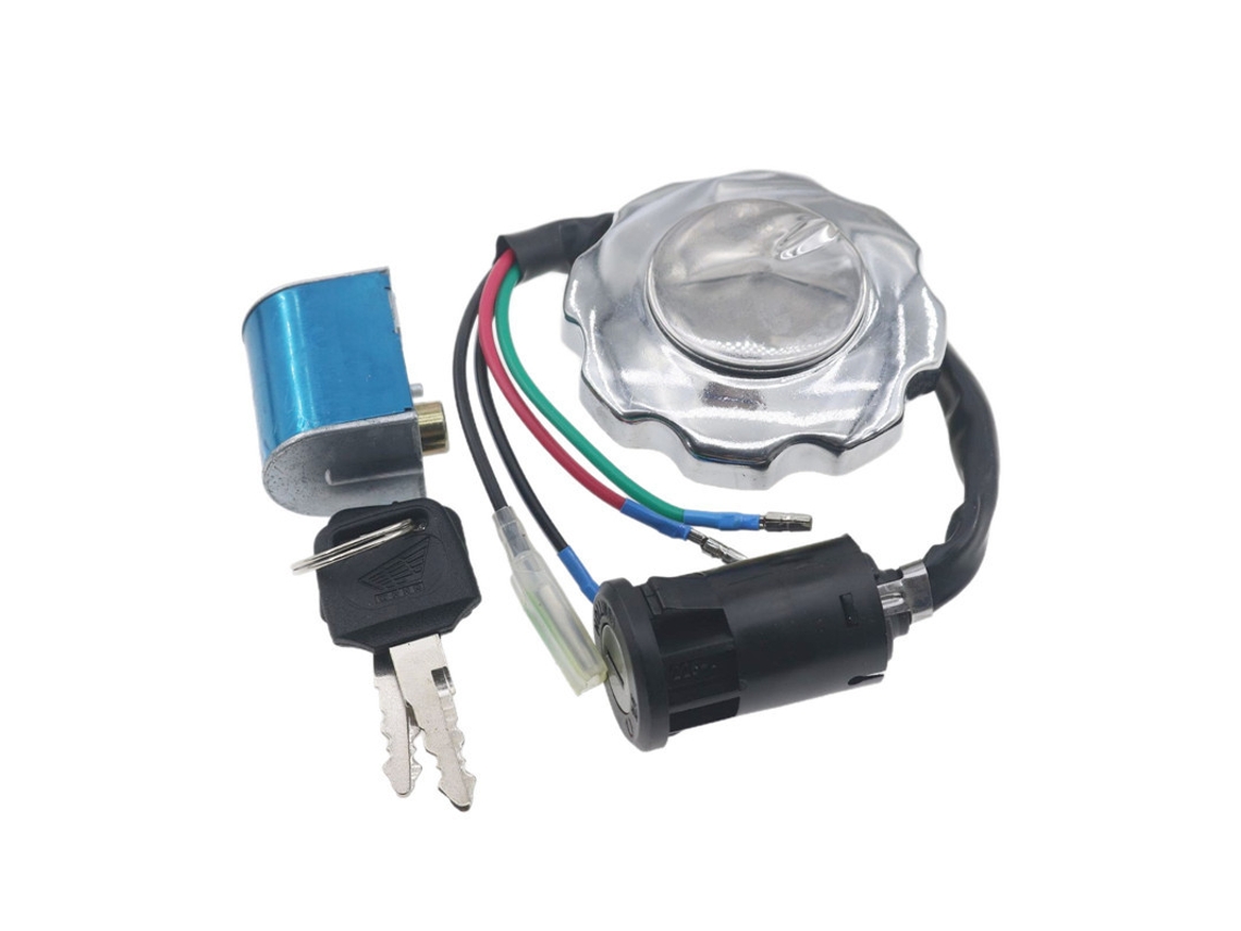 Conjunto completo de 4 fios Trava para quadriciclos Honda CG125 / CG150 / ZJ125 / 125cc