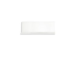 Rodapie Aluminio Labio Inferior | X5 Unds | Seleccione Color Y Medida Blanco 150mm Alt. 2m Larg.
