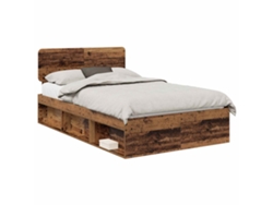 Maison Exclusive - Estructura De Cama Con Cabecera Madera Vieja 120 X 190 Cm