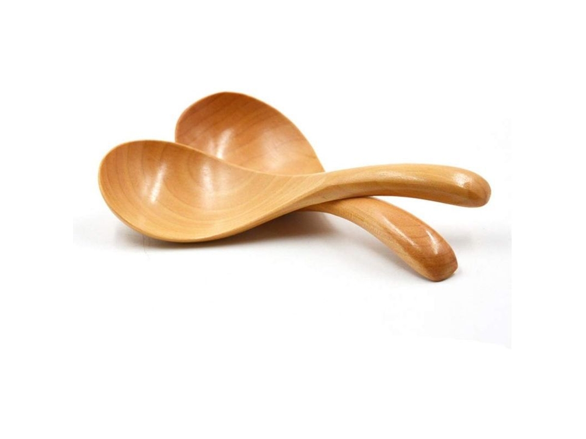 2 Cucharas De Madera Para Arroz, Ideales Para Remover La Comida En La Cocina. Accesorio Esencial.