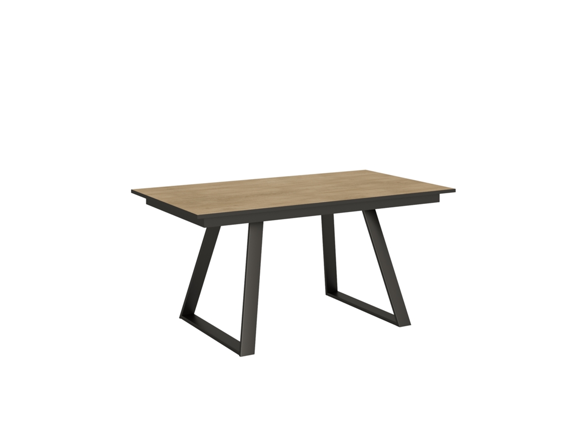Mesa de Comedor ITAMOBY Bernadette (90x160/220 - Paneles de Melamina - Roble Natural)