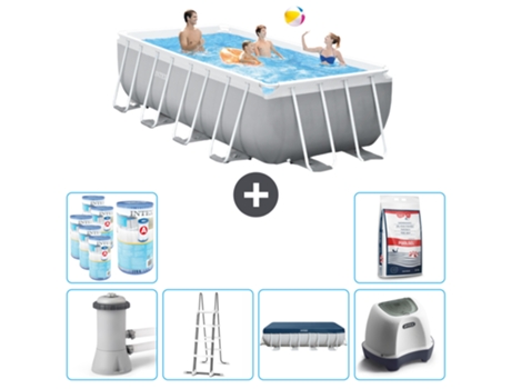 Piscina Tubular INTEX 26790GN-CB55 (8418 L - 200x122cm)