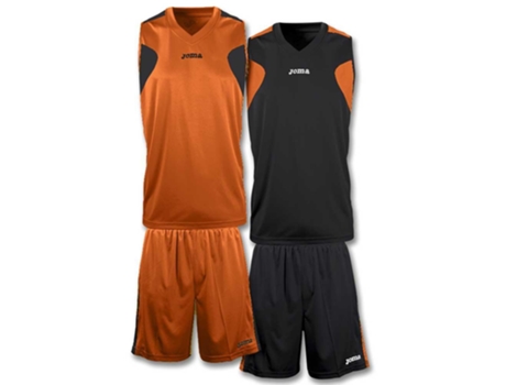 Equipo Completo Unisex JOMA Reversível Basquetebol Naranja para Baloncesto (10 - 12 Años)