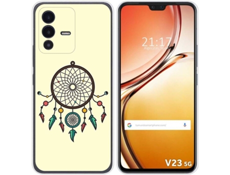 Carcasa para Vivo V23 5G TUMUNDOSMARTPHONE Dibujos Atrapasueños Multicolor