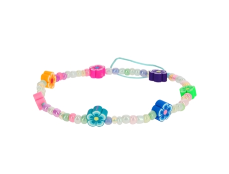 Joya para Teléfono Pulsera de Bolas y Flores Colección Summer Multicolor AVIZAR