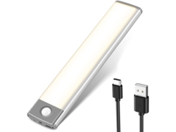 2026-luz Led Para Armários Linjou, Recarregável Usb 12cm Com Sensor De Movimento 3 Cores 200 Lumens