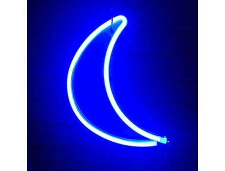 Belle lune veilleuse pour enfants, lune LED, néon, lumière decorativa, decoración murale pour Noël, fête d'anniversaire, chambre d'enfant,