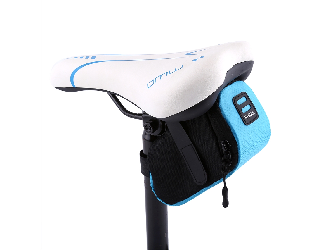 Bolsa Para Sillín De Bicicleta De Montaña Y Carretera, Bolsa De Almacenamiento Debajo Del Sillín, Accesorios De Ciclismo, Azul