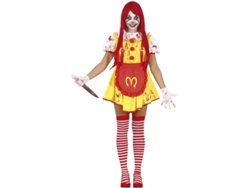 Disfraz de Mujer GUIRCA Payaso Asesino Hamburguesa (M = 38/40)