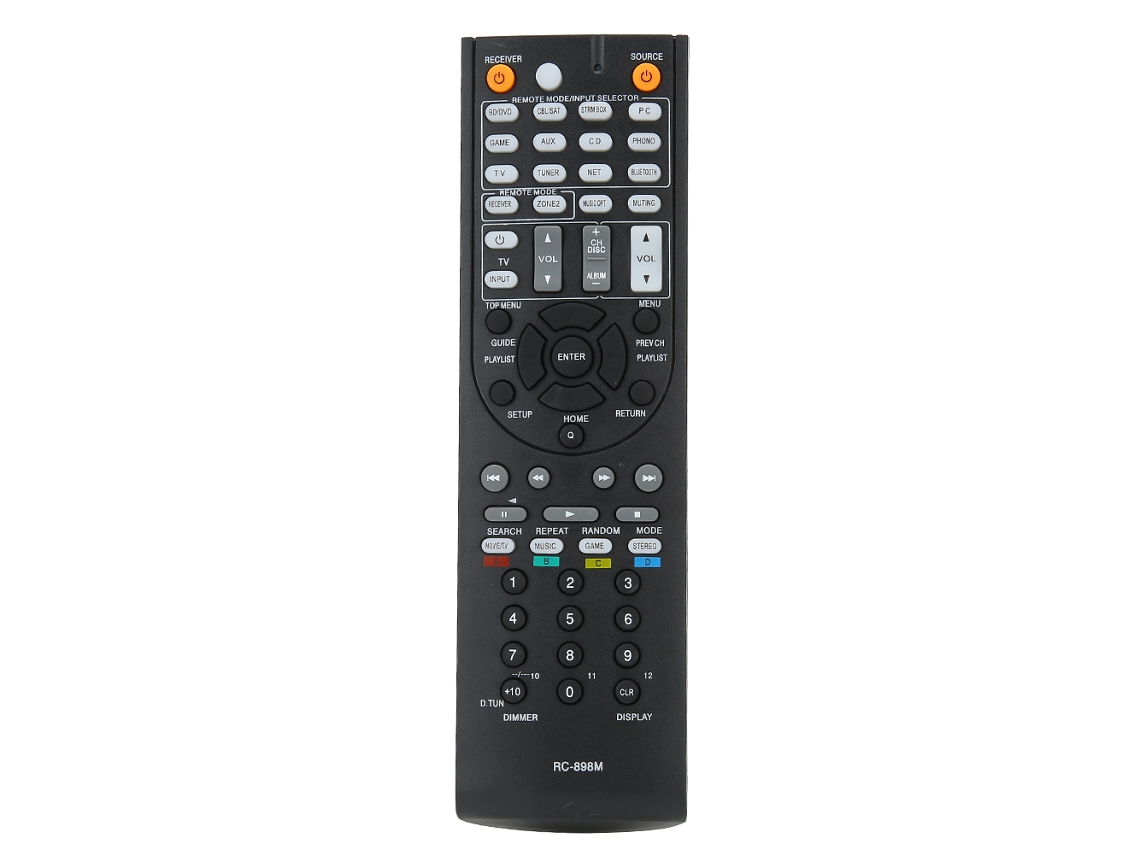 Mando A Distancia Av De Repuesto Para Onkyo Tx-nr646 Tx-nr747 Tx-nr545 Rc-898m
