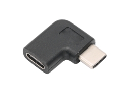 Adaptador Usb-c Macho A Hembra Con Ángulo De 90 Grados Que Admite Carga, Sincronización, Transmisión De Datos, Vídeo Y Audio Para Portátiles, Tabletas Y Teléfonos Inteligentes.