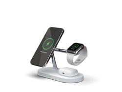 Cargador Qi Fast Series Para Apple Yizhood Blanco