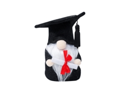 Gorro de doctorado con forma de muñeco de gnomo, regalo de graduación