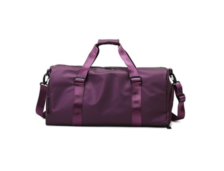 Bolsa De Gimnasia Pequeña, Bolsa De Entrenamiento Para Deportes Y Escapadas De Fin De Semana, Con Compartimentos Para Zapatos Y Ropa Húmeda, Púrpur...