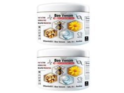 Crema Portátil Para El Tratamiento De La Piel Con Picazón Y Perlas De Abeja Para Múltiples Síntomas Cutáneos, 2 Unidades.