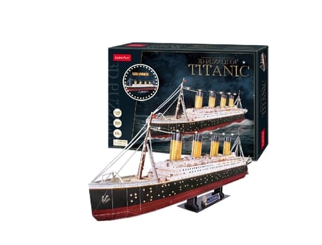 Puzzle VAN DER MEULEN Titanic LED Puzle 3D 266 pieza(s) Buques