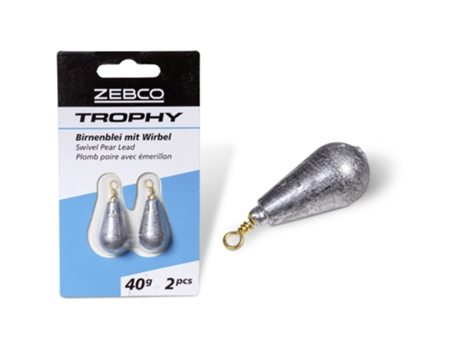 Émerillons mer poire plomb ZEBCO Trophy