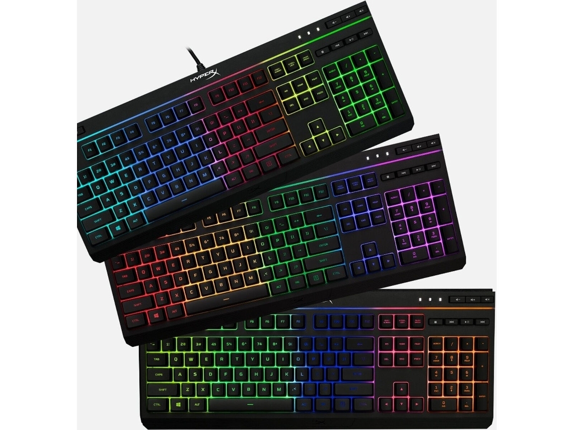 Teclado HYPERX Alloy core rgb (Membrana - Español)