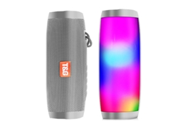 Altavoces portátiles Bluetooth Altavoz sin cable Altavoz Bluetooth Potente Alto Boombox Exterior Hifi Tf Radio Fm con luz LED