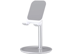 Soporte De Mesa Para Teléfono Móvil Y Tableta, Con Ángulo Ajustable, Compatible Con Dispositivos De 4 A 8 Pulgadas, Incluye Llavero.