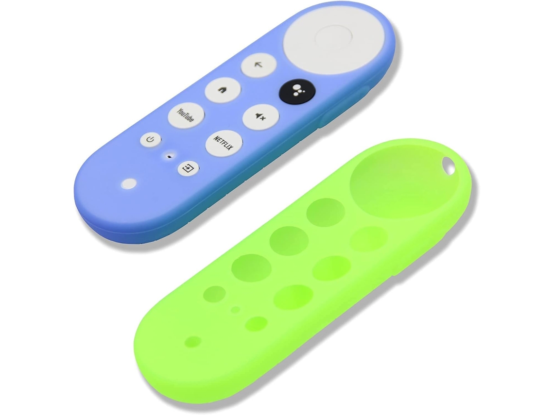 2 Fundas Antideslizantes De Silicona Que Brillan En La Oscuridad, De Color Verde Y Azul, Para Mando A Distancia De Tv (2020)