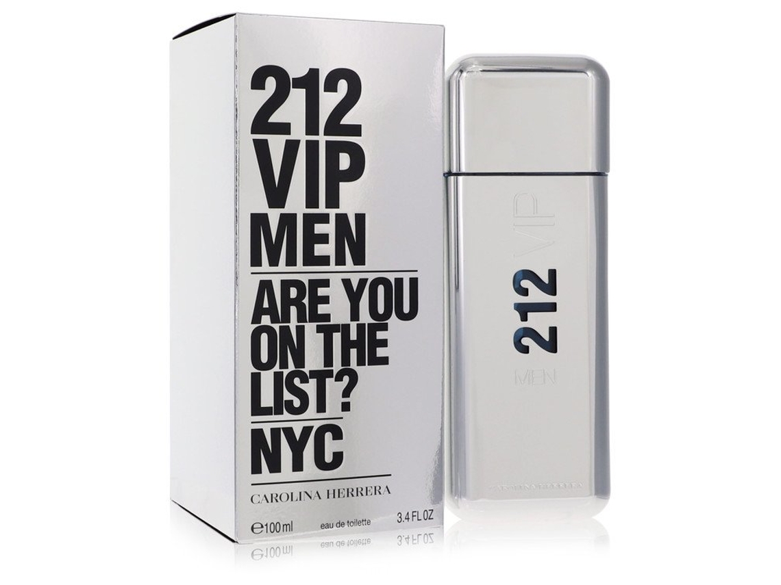 Perfume Masculino 212 Vip CAROLINA HERRERA Eau De Toilette 3.4 oz for Men (100 ml)